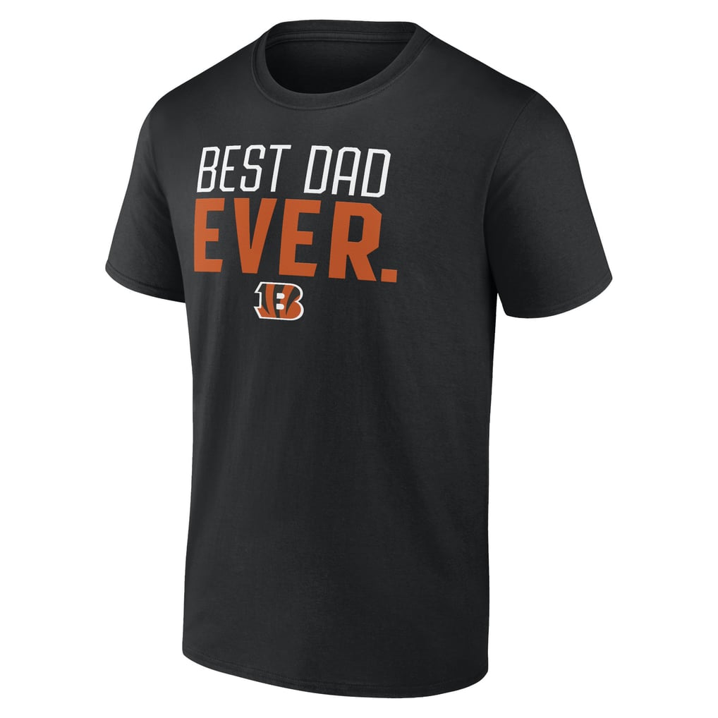 Cincinnati Bengals Best Dad Ever Team T-Shirt - Black
