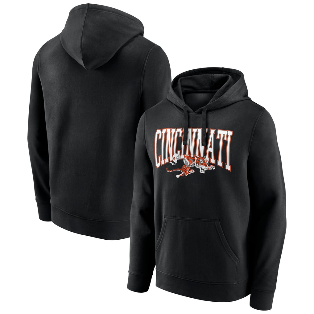 Cincinnati Bengals Gridiron Classics Campus Standard Pullover Hoodie - Black