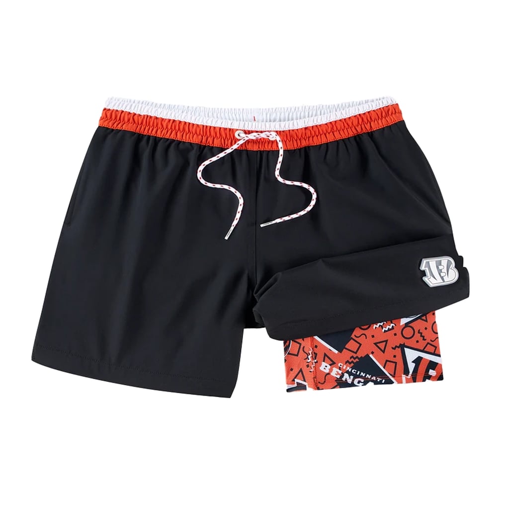 Cincinnati Bengals Chubbies The Secret Lined Swim Trunks - Black