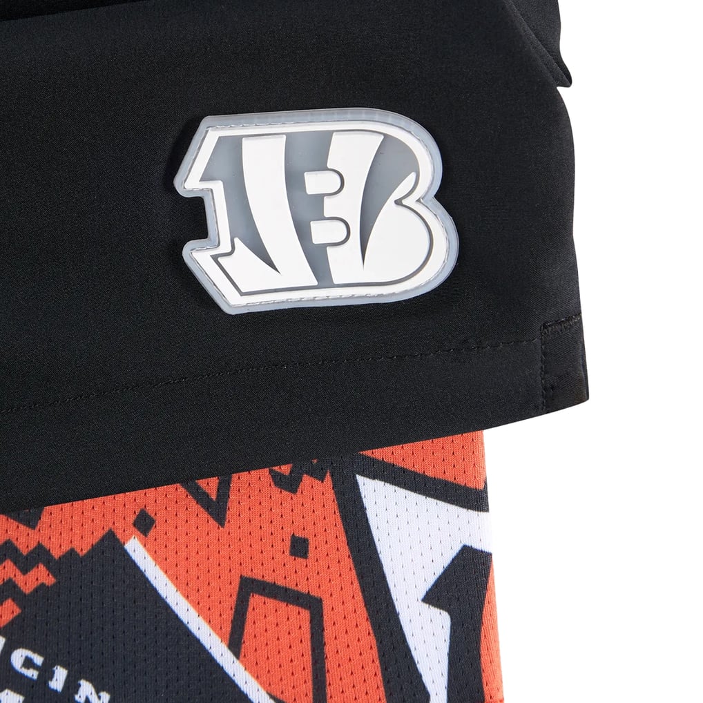 Cincinnati Bengals Chubbies The Secret Lined Swim Trunks - Black