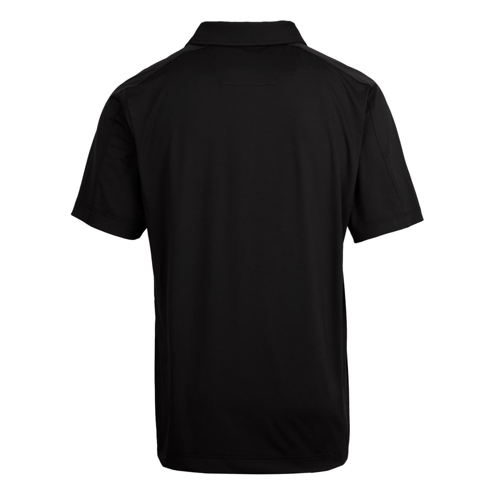 Cincinnati Bengals Cutter & Buck Throwback Logo Prospect Textured Stretch Polo - Black