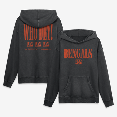 Cincinnati Bengals Fanatics Relaxed Intense Rivalry French Terry Hoodie - Black