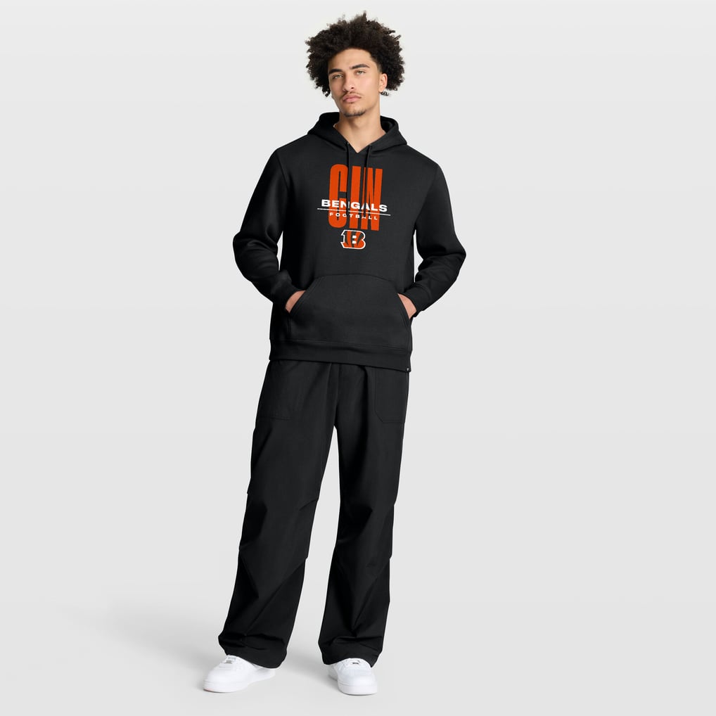 Cincinnati Bengals Fanatics Right Tackle Legacy Pullover Hoodie - Black