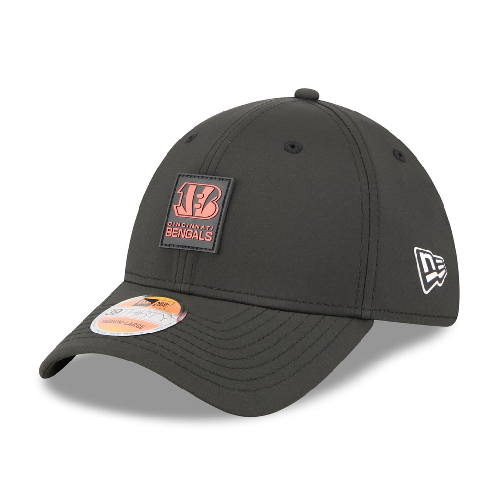 Cincinnati Bengals New Era 2025 Sideline 39THIRTY Flex Hat - Black