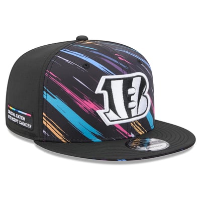 Cincinnati Bengals New Era 2026 NFL Crucial Catch 9FIFTY Snapback Hat - Black