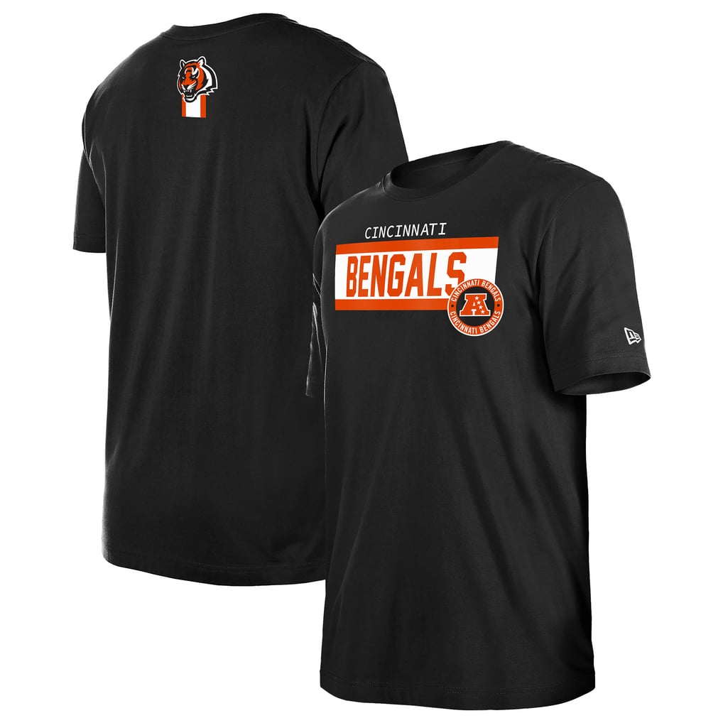  Cincinnati Bengals New Era 3rd Down High Density Print T-Shirt - Black