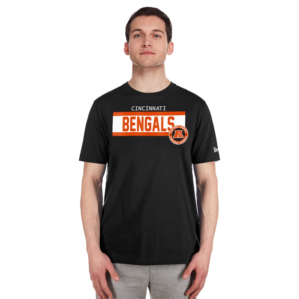  Cincinnati Bengals New Era 3rd Down High Density Print T-Shirt - Black