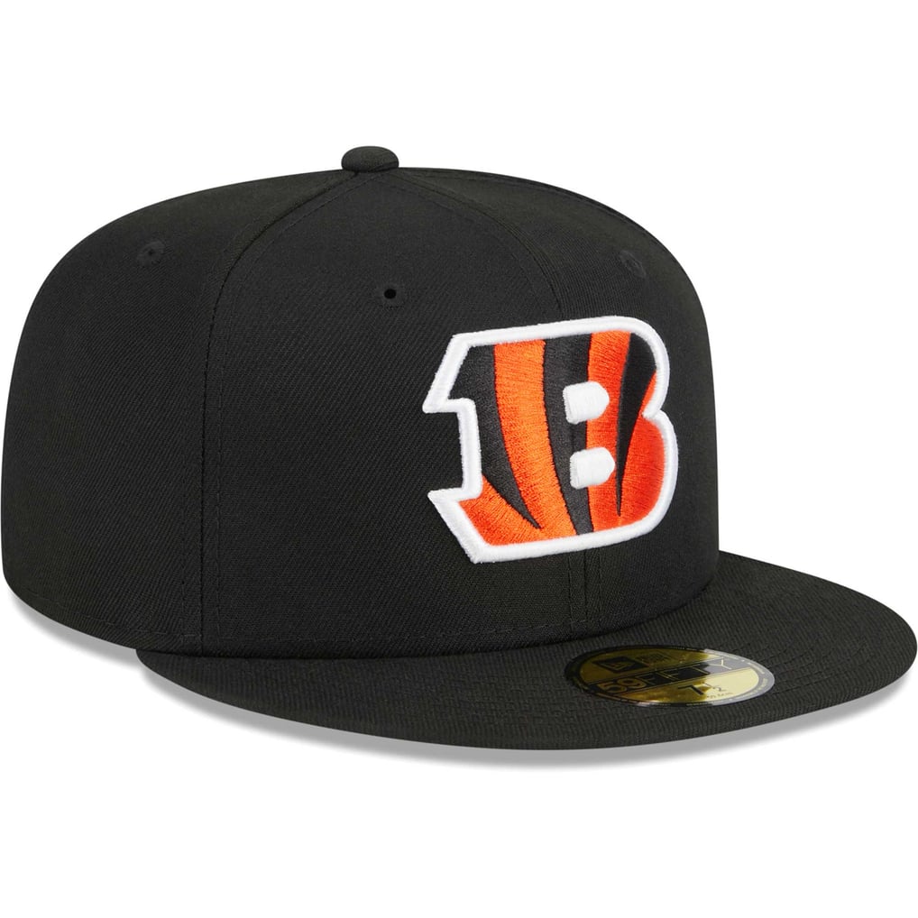 Cincinnati Bengals New Era  Main 59FIFTY Fitted Hat - Black