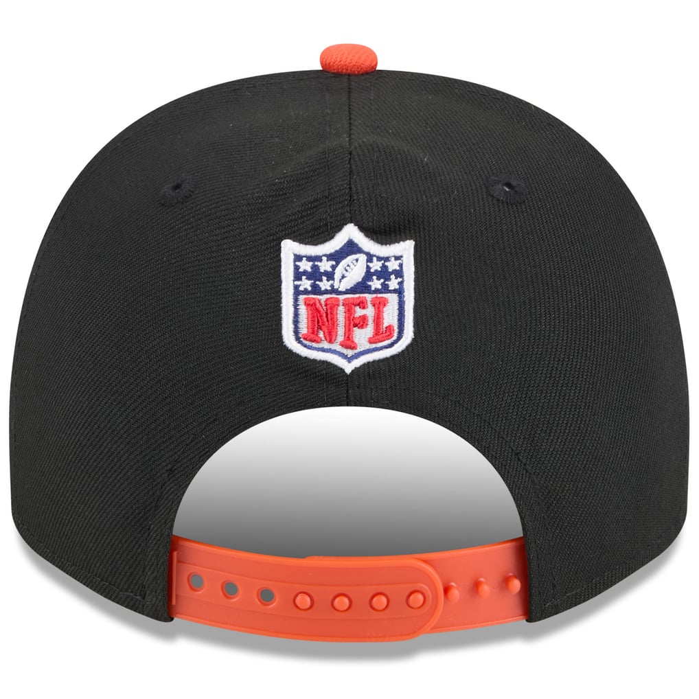  Cincinnati Bengals New Era 2025 NFL Draft A-Frame 9FIFTY Snapback Hat - Black/Orange