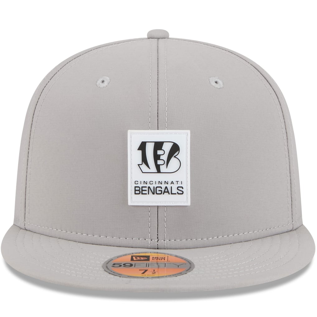 Cincinnati Bengals New Era 2025 Sideline  59FIFTY Fitted Hat - Gray