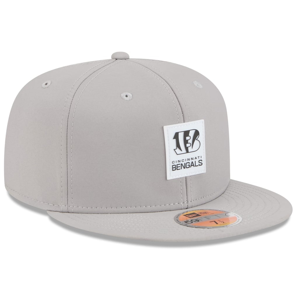 Cincinnati Bengals New Era 2025 Sideline  59FIFTY Fitted Hat - Gray