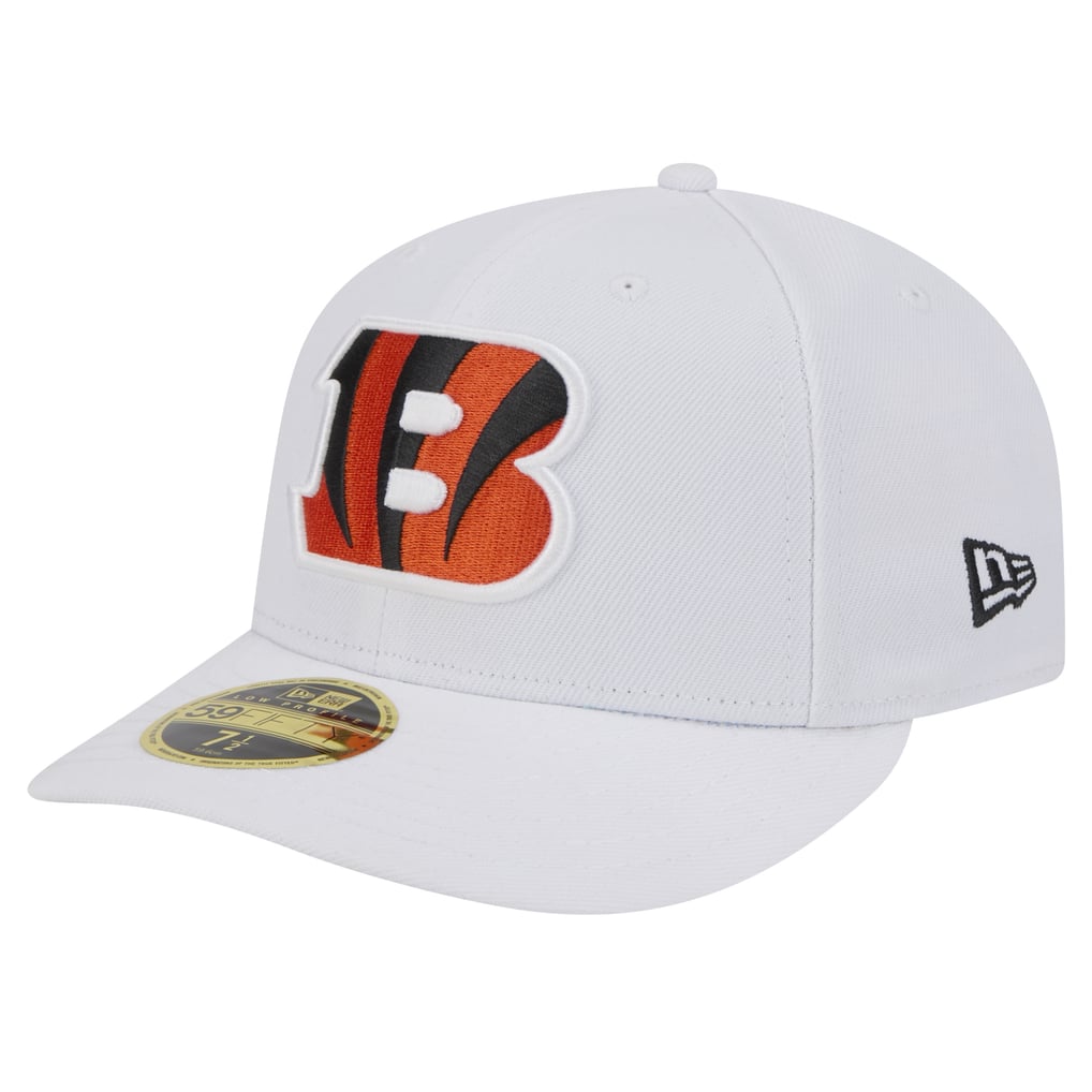 Cincinnati Bengals New Era Omaha Low Profile 59FIFTY Fitted Hat - White