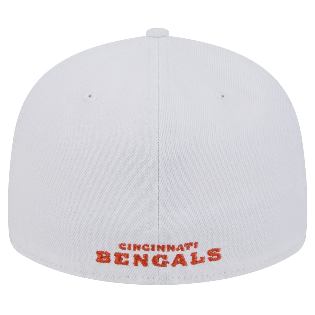 Cincinnati Bengals New Era Omaha Low Profile 59FIFTY Fitted Hat - White