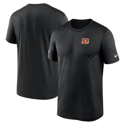 Cincinnati Bengals Nike Sideline Legend Small Logo Dri-FIT T-Shirt - Black