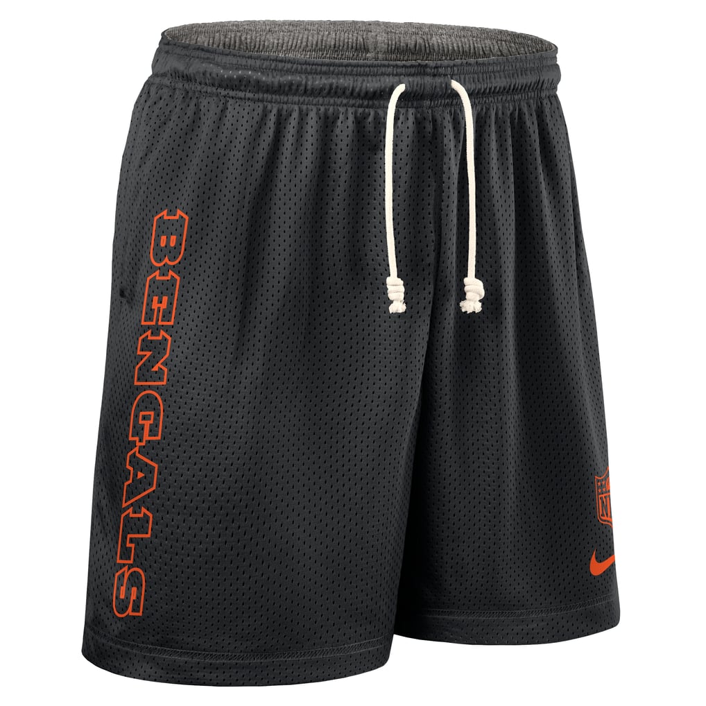 Cincinnati Bengals Nike Sideline Reversible Dri-FIT Shorts - Black