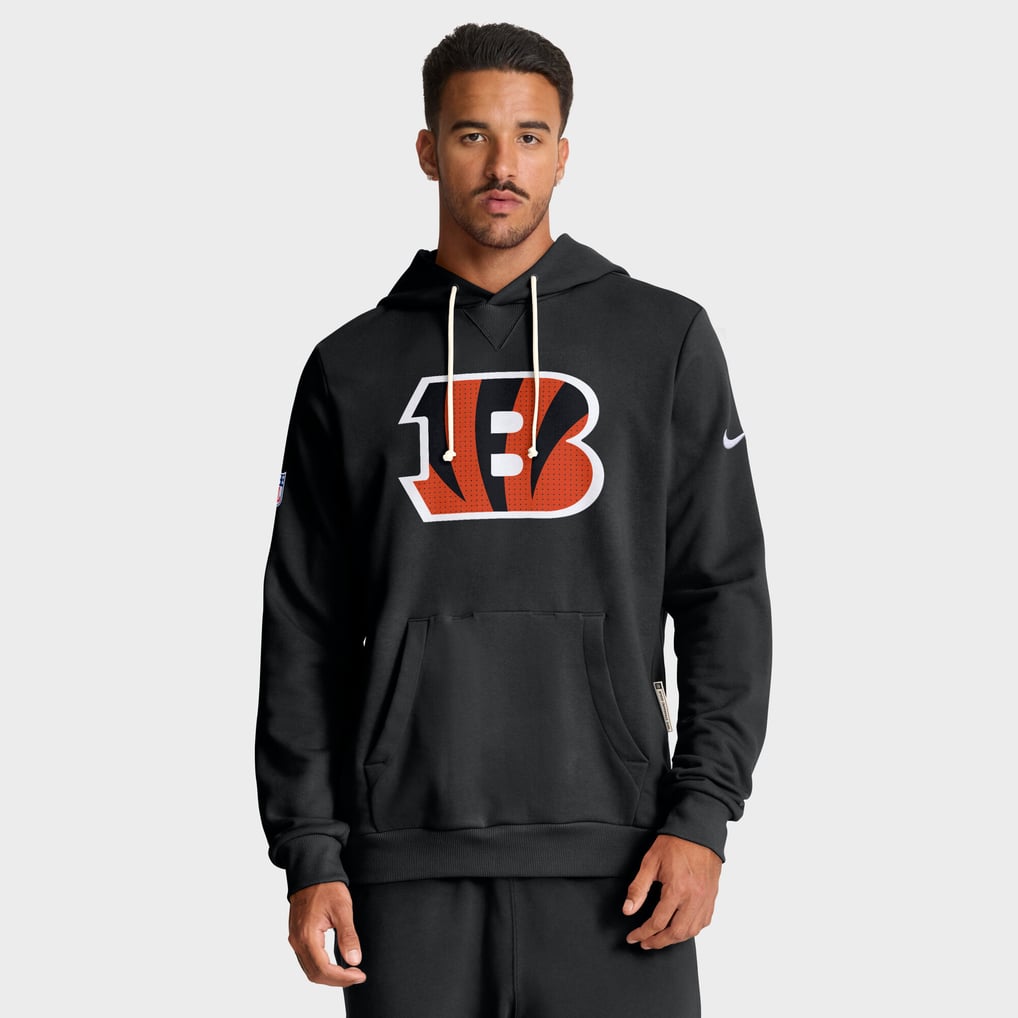 Cincinnati Bengals Nike Sideline Standard Issue Initial Home Dri-FIT Hoodie - Black