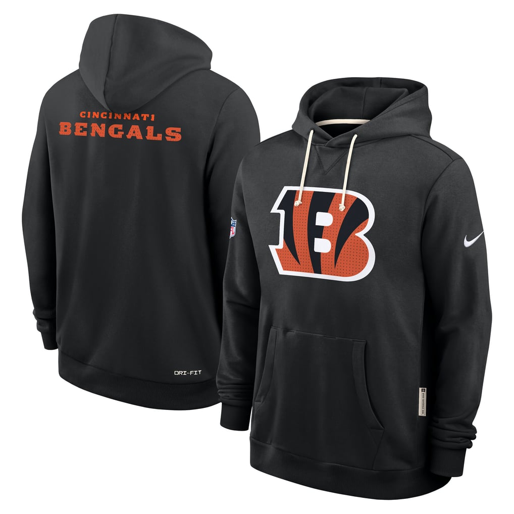 Cincinnati Bengals Nike Sideline Standard Issue Initial Home Dri-FIT Hoodie - Black