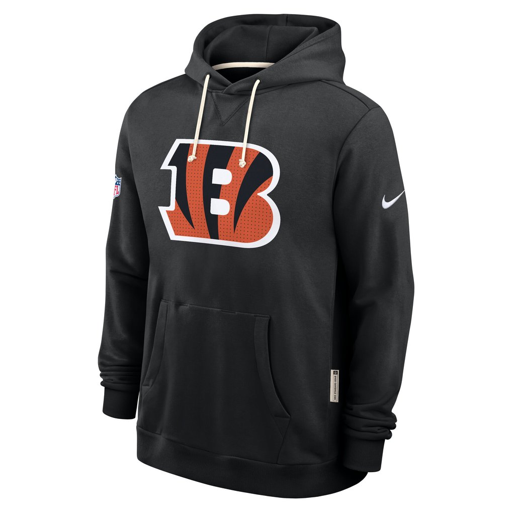 Cincinnati Bengals Nike Sideline Standard Issue Initial Home Dri-FIT Hoodie - Black