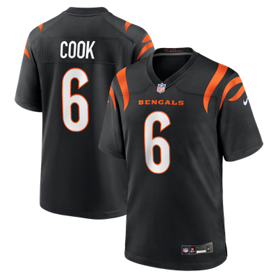 Bryan Cook Cincinnati Bengals Nike Team Game Jersey -  Black