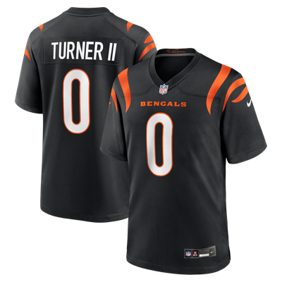 DJ Turner II Cincinnati Bengals Nike Team Game Jersey - Black