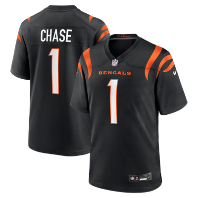 Ja'Marr Chase Cincinnati Bengals Nike Game Jersey - Black