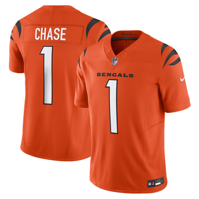 Ja'Marr Chase Cincinnati Bengals Nike Vapor F.U.S.E. Limited Jersey - Orange