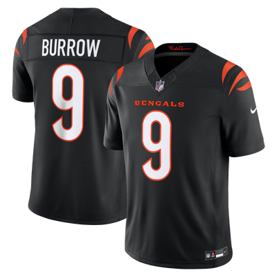 Joe Burrow Cincinnati Bengals Nike Team Vapor F.U.S.E. Stitched Limited Jersey - Black