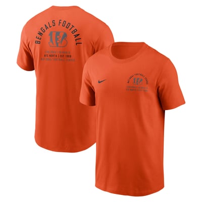 Cincinnati Bengals Nike Split Logo T-Shirt - Orange