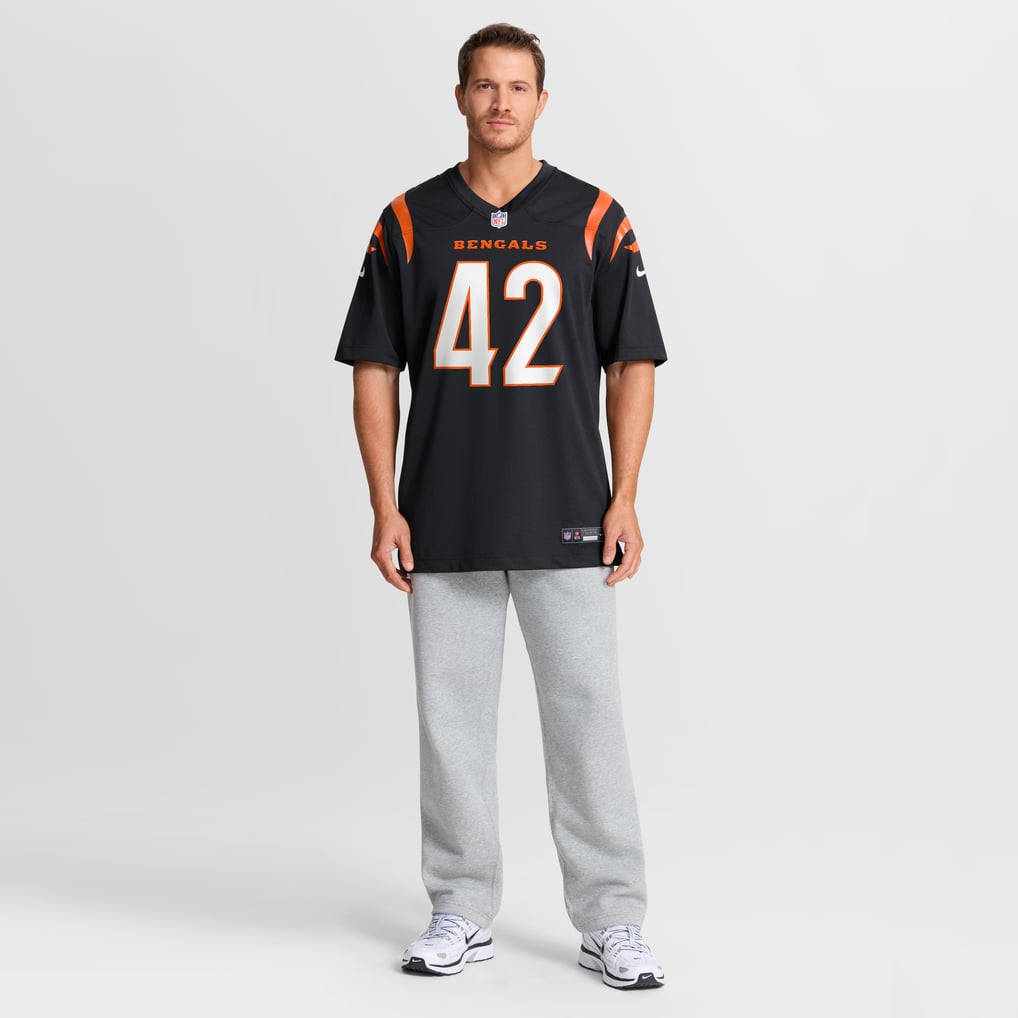 Oren Burks Cincinnati Bengals Nike Team Game Jersey -  Black