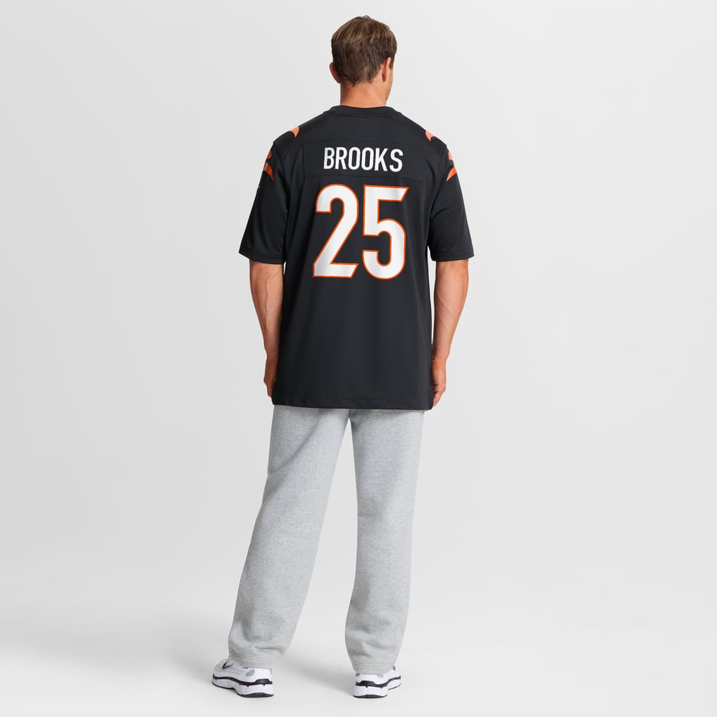 Tahj Brooks Cincinnati Bengals Nike Team Game Jersey -  Black