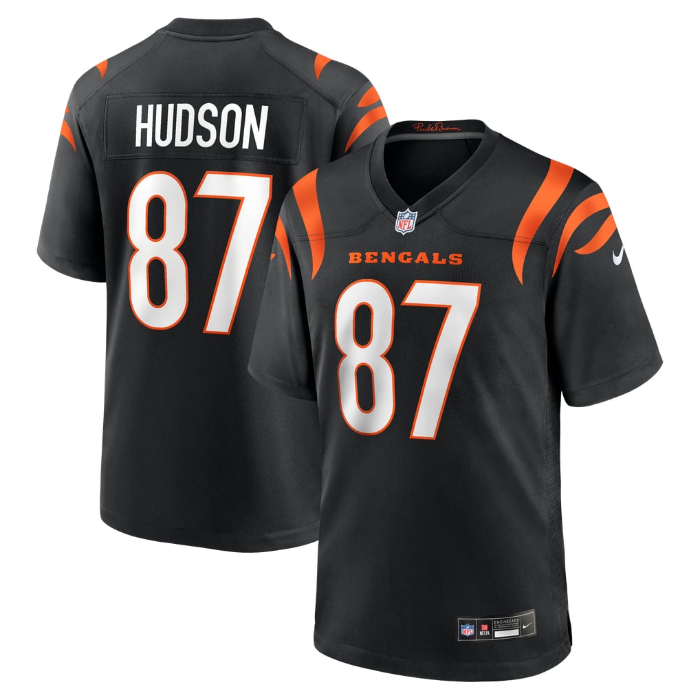 Tanner Hudson Cincinnati Bengals Nike Home Game Player Jersey - Black
