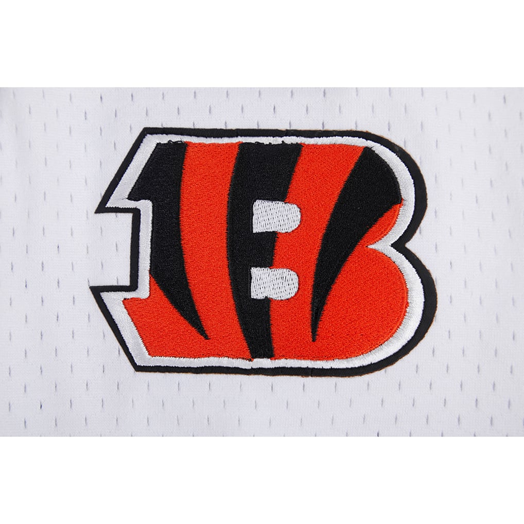 Joe Burrow Cincinnati Bengals Pro Standard Mesh Baseball Button-Up T-Shirt - White