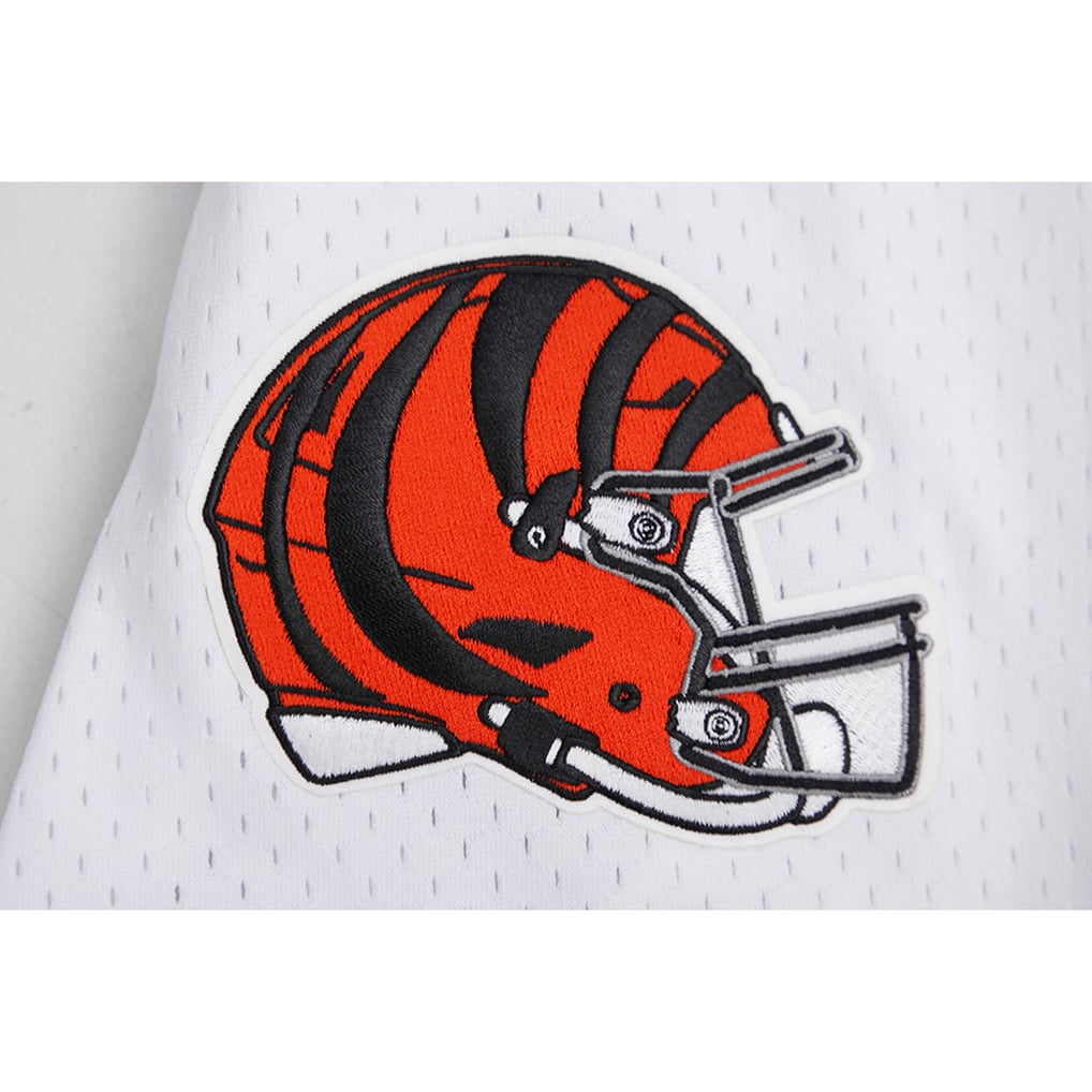 Joe Burrow Cincinnati Bengals Pro Standard Mesh Baseball Button-Up T-Shirt - White