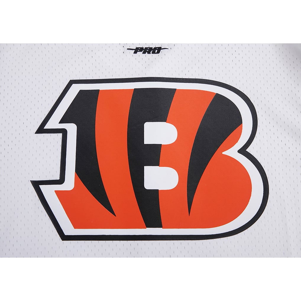 Joe Burrow Cincinnati Bengals Pro Standard Mesh Baseball Button-Up T-Shirt - White