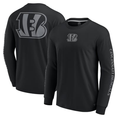 Cincinnati Bengals Fanatics Unisex Elements Strive Long Sleeve T-Shirt - Black