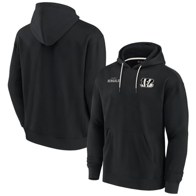 Cincinnati Bengals Fanatics Unisex Elements Super Soft Fleece Pullover Hoodie - Black