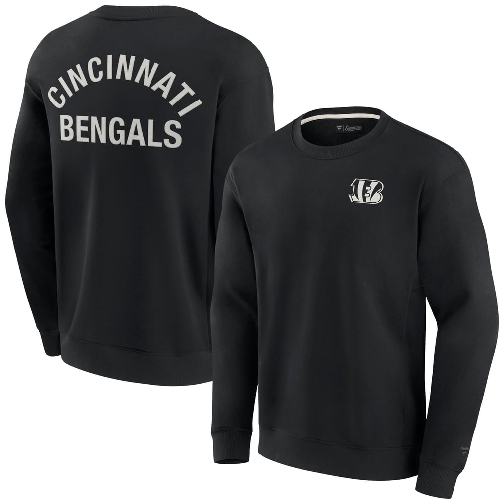 Cincinnati Bengals Fanatics Unisex Elements Super Soft Pullover Sweatshirt - Black