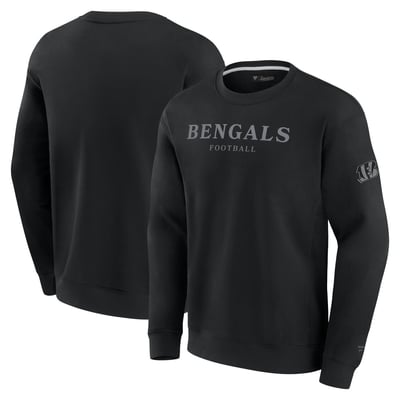  Cincinnati Bengals Fanatics Unisex Elements Unlimited Fleece Pullover Sweatshirt - Black