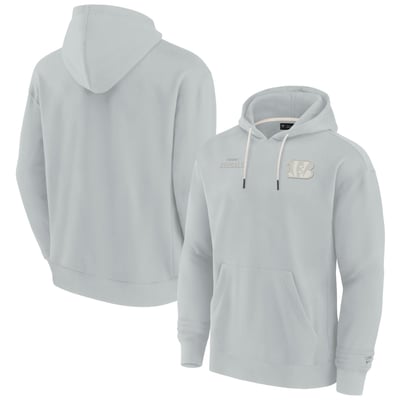 Cincinnati Bengals Fanatics Unisex Elements Super Soft Fleece Pullover Hoodie - Gray