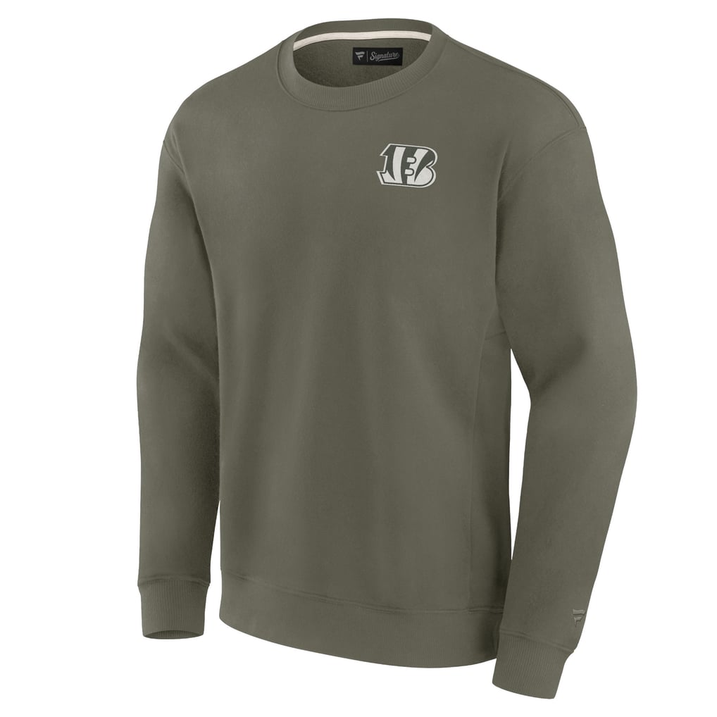 Cincinnati Bengals Fanatics Unisex Elements Super Soft Pullover Sweatshirt - Olive