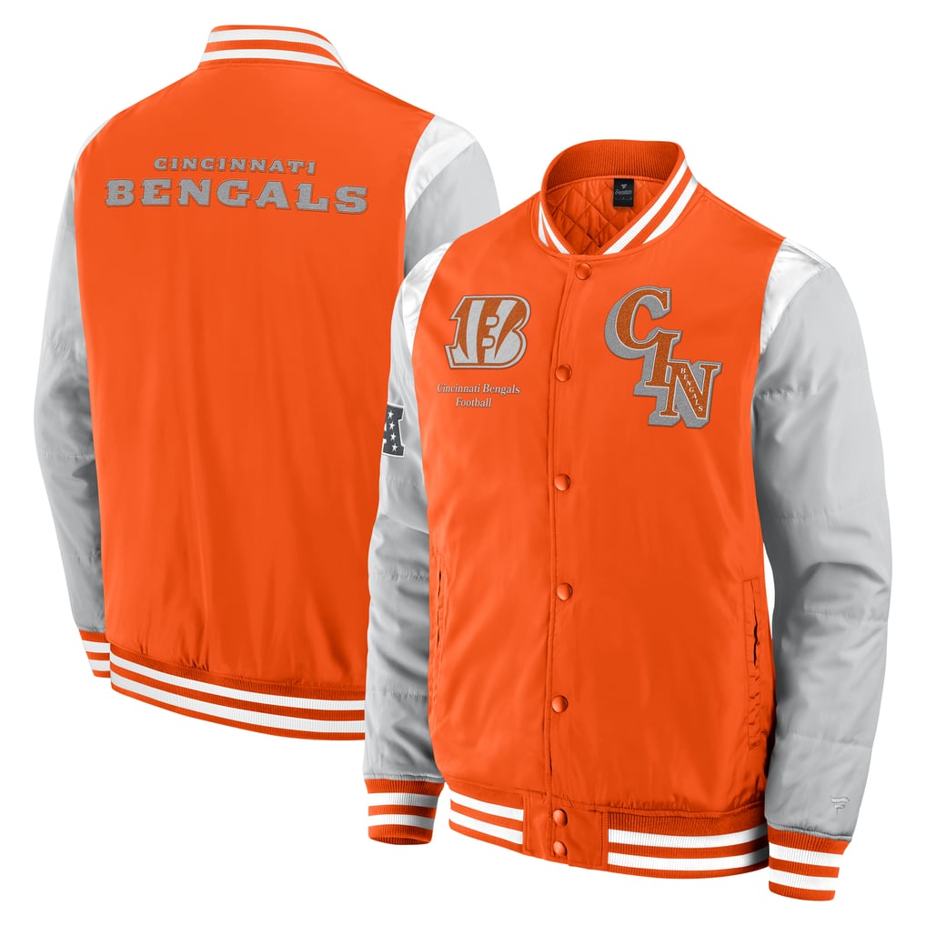  Cincinnati Bengals Fanatics Unisex Elements Elite Full-Snap Jacket - Orange