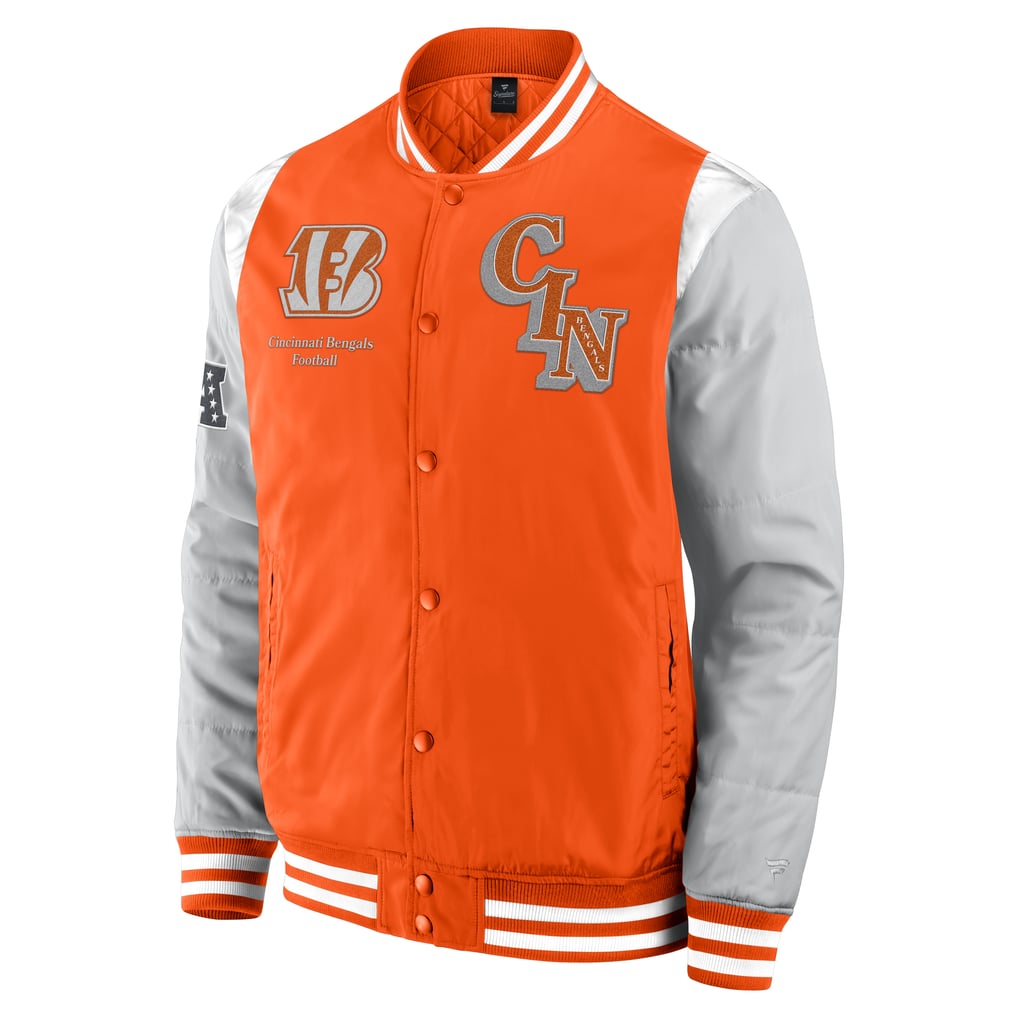  Cincinnati Bengals Fanatics Unisex Elements Elite Full-Snap Jacket - Orange