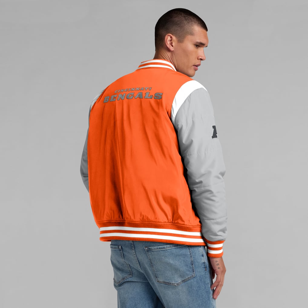  Cincinnati Bengals Fanatics Unisex Elements Elite Full-Snap Jacket - Orange