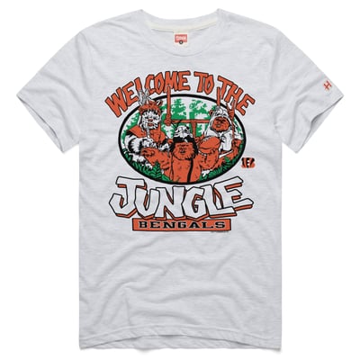  Cincinnati Bengals Homage Unisex Star Wars x NFL Tri-Blend T-Shirt - Ash