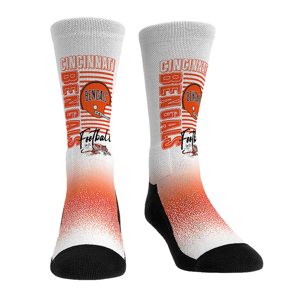 Cincinnati Bengals Rock Em Socks Unisex Throwback Three-Pack Crew Sock Set