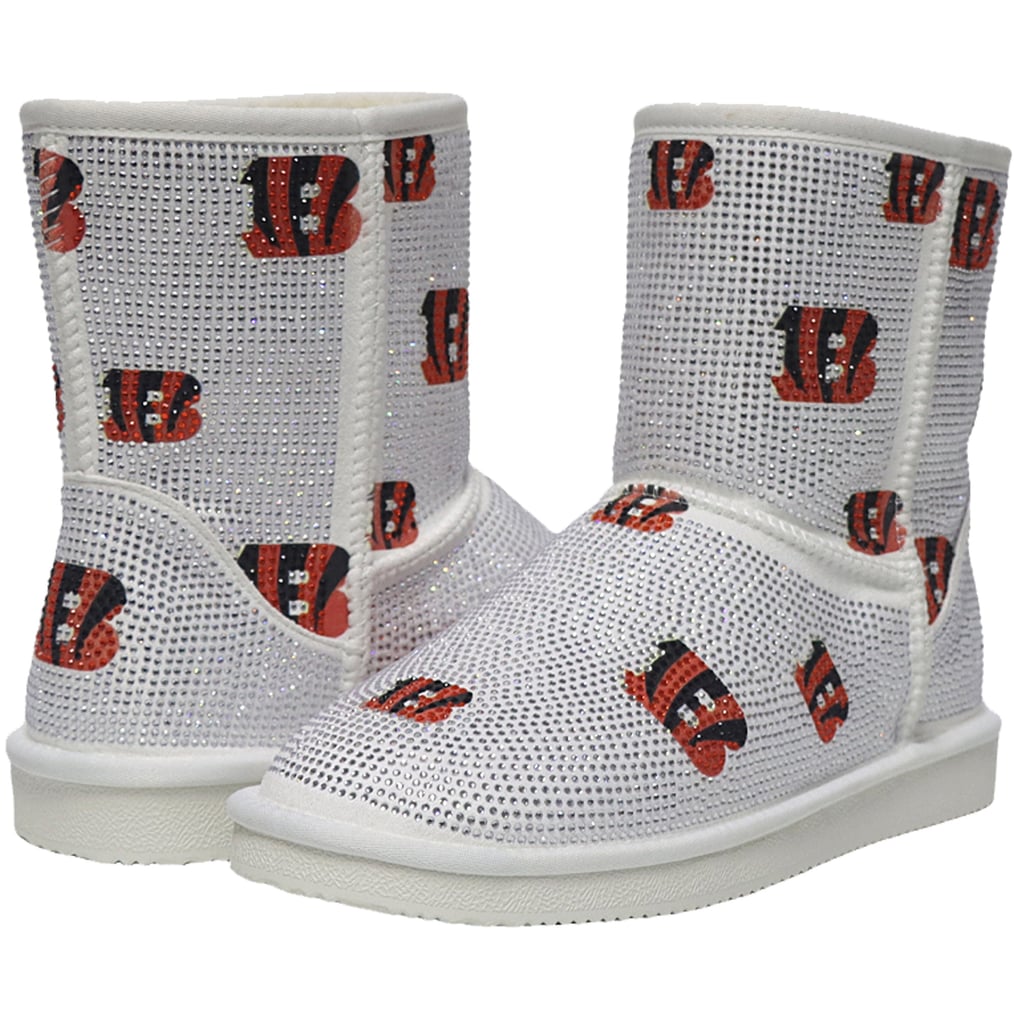  Cincinnati Bengals Cuce Women's Logo Pull on Ankle Boots