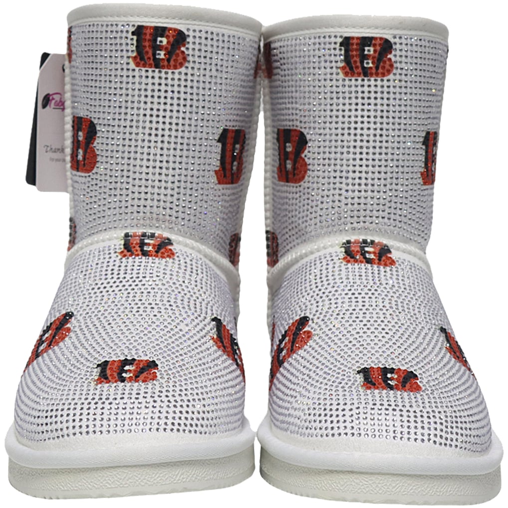  Cincinnati Bengals Cuce Women's Logo Pull on Ankle Boots