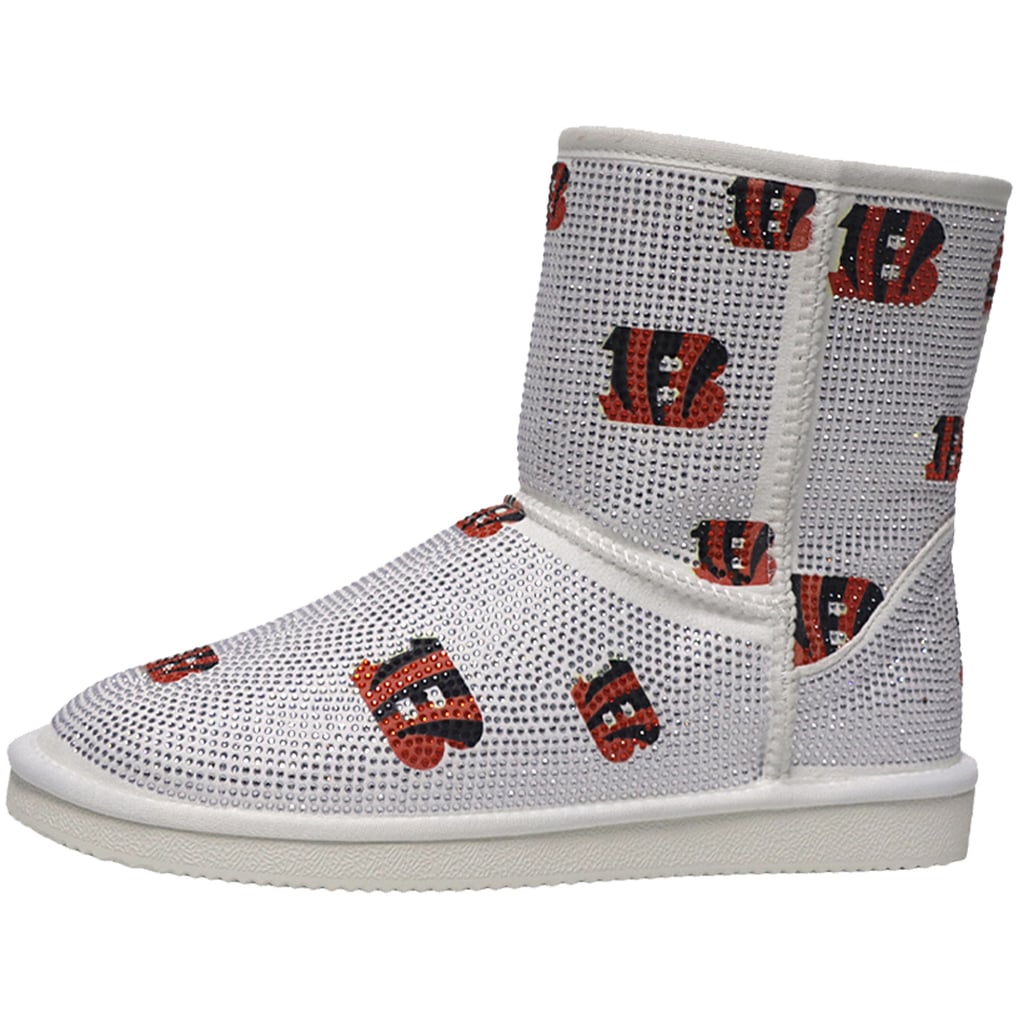  Cincinnati Bengals Cuce Women's Logo Pull on Ankle Boots