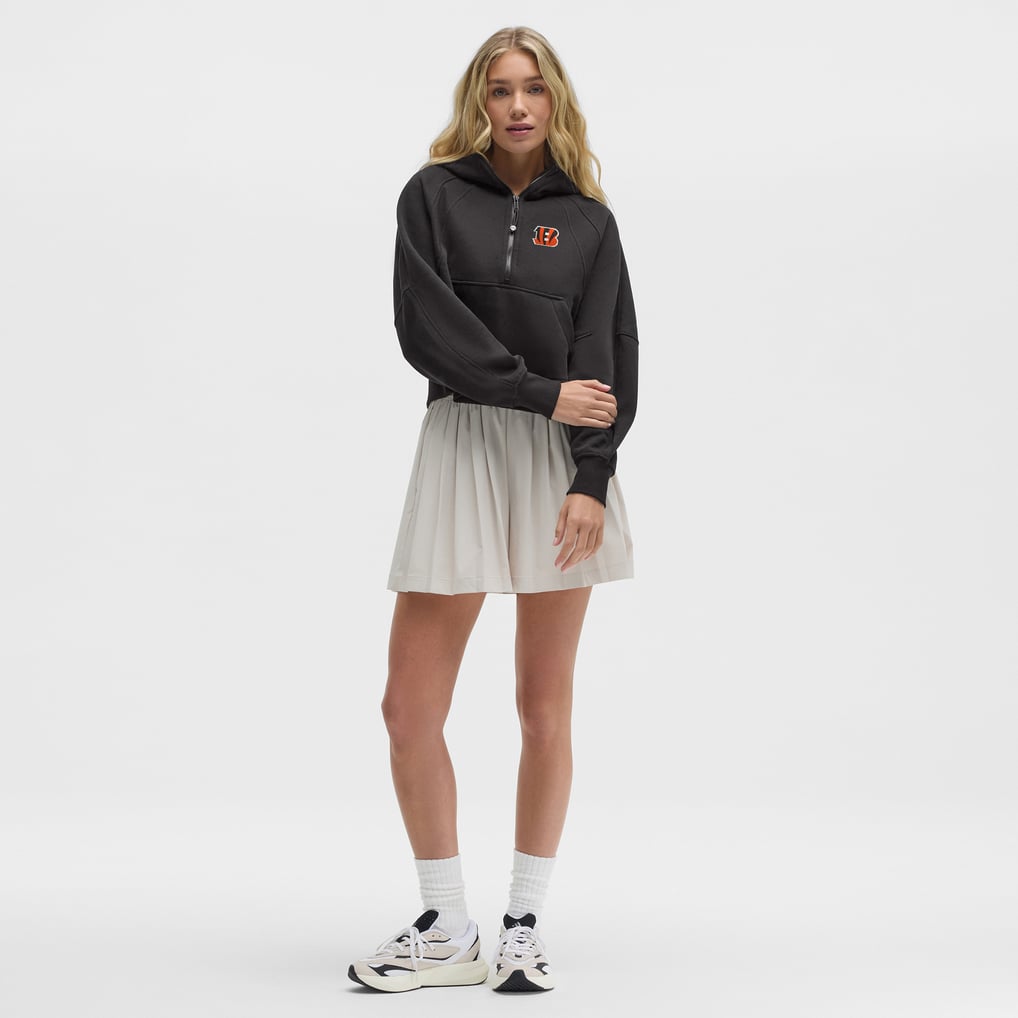  Cincinnati Bengals lululemon Women's Scuba Oversized Half-Zip Hoodie - Black
