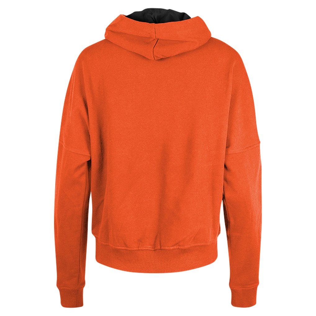 Cincinnati Bengals New Era Women's Boxy Pullover Hoodie - Orange